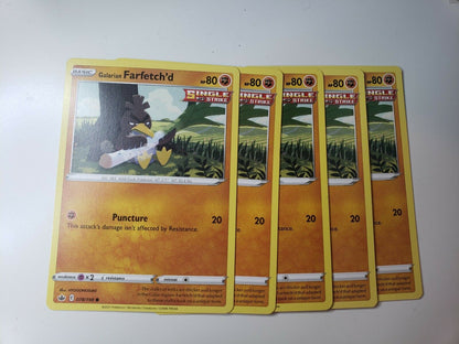 Pokémon TCG Galarian Farfetch'd Chilling Reign 078/198 Regular Common
