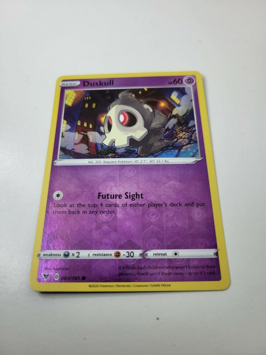 Pokémon TCG Duskull Vivid Voltage 069/185 Reverse Holo Common Card NM 2020