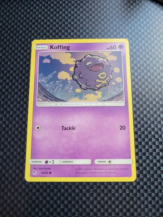 Pokémon TCG Koffing Hidden Fates 28/68 Regular Common Card NM 2019