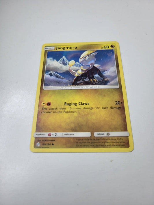 Pokémon TCG Jangmo-o Sun & Moon Cosmic Eclipse 160/236 Regular Common Card NM
