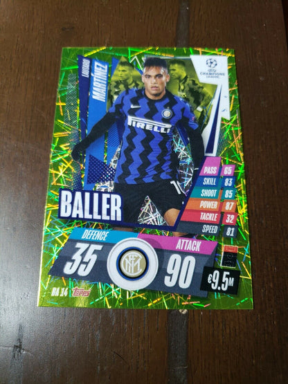 2020-21 Topps Match Attax Lautaro Martinez BA14 * PACK FRESH!!!!