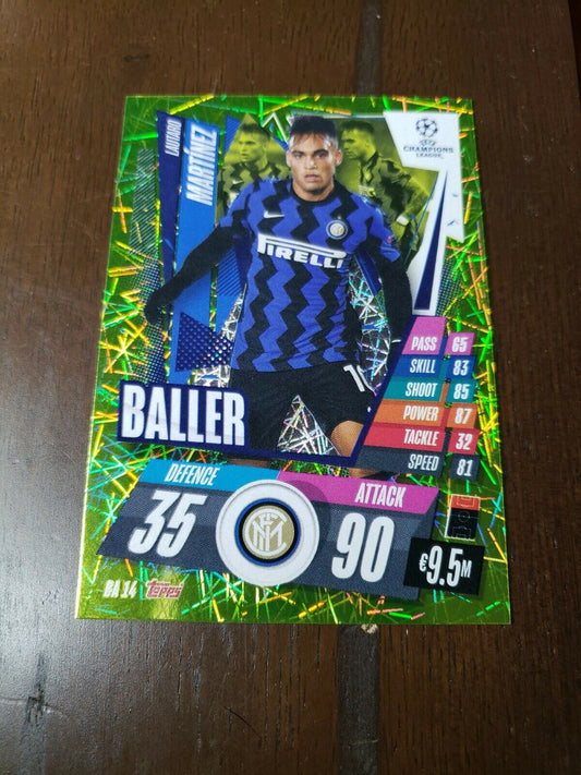 2020-21 Topps Match Attax Lautaro Martinez BA14 * PACK FRESH!!!!