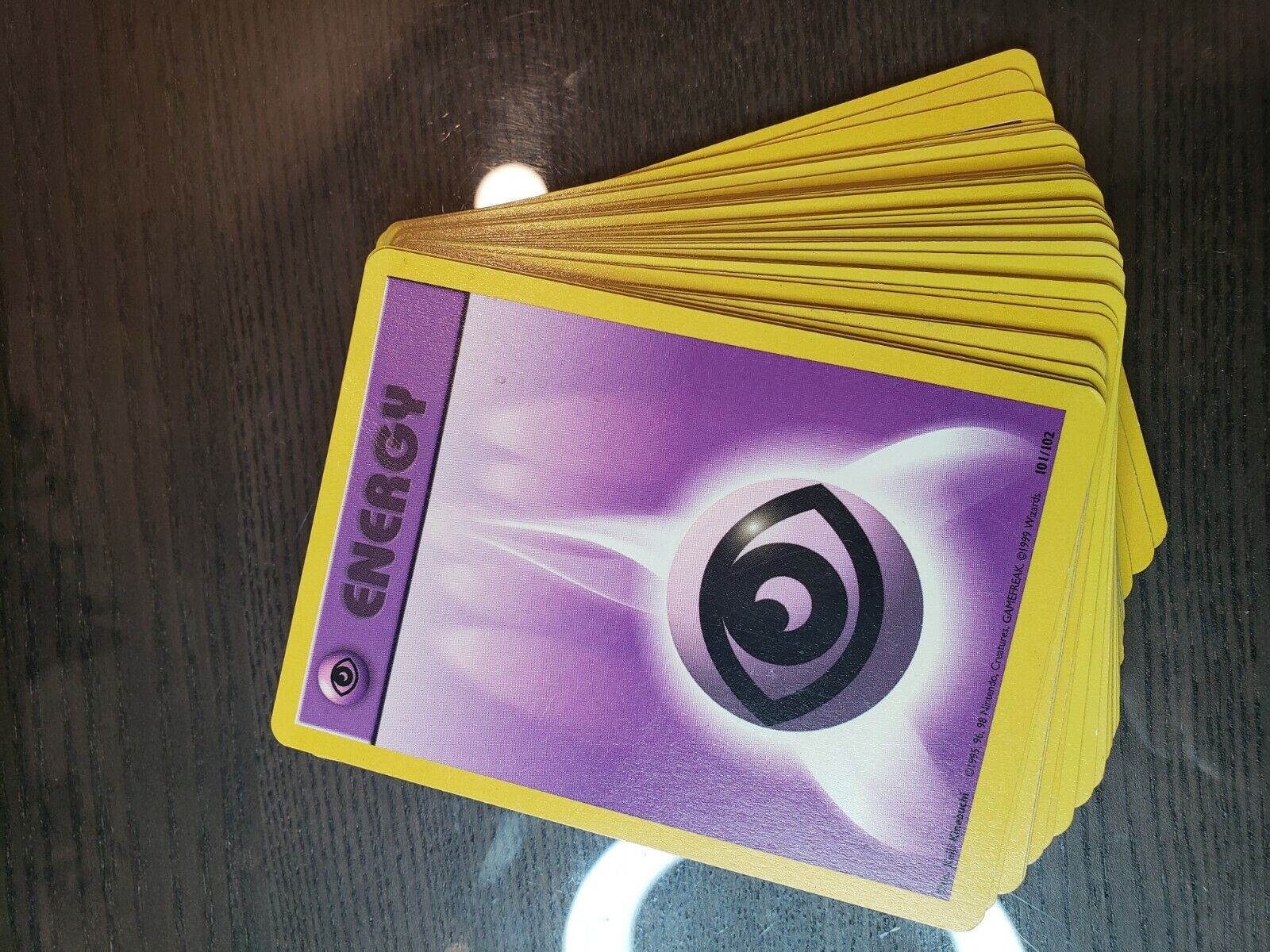 101/102 Psychic Energy - Base Set - Common Pokemon TCG Card