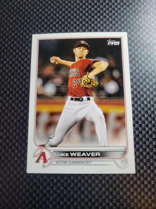LUKE WEAVER 2022 Topps Series 1 Baseball Card #273 ARIZONA DIAMONDBACKS Base Set