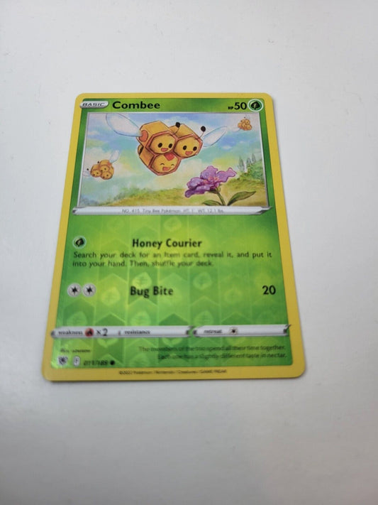 Pokémon TCG Astral Radiance Combee 011/189 Reverse Holo Common Card NM 2022