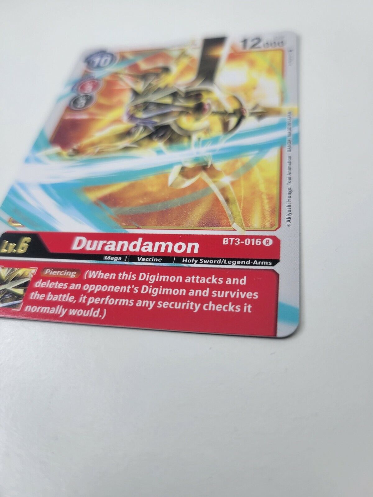 Durandamon BT3-016R Digimon CCG special Booster NM card 2021