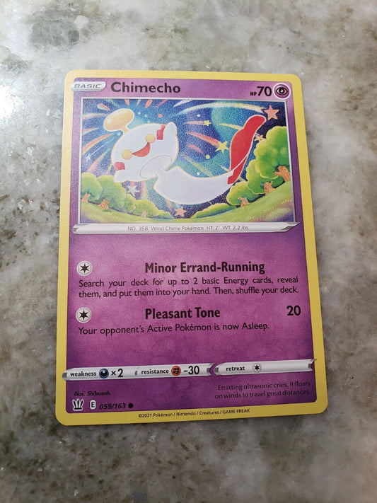 Pokémon Sword & Shield Battle Styles Chimecho 59/163 Pack Fresh