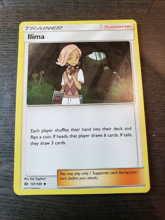 Pokémon TCG Trainer Supporter Llima Uncommon Sun And Moon Base Set 121/149 2017 