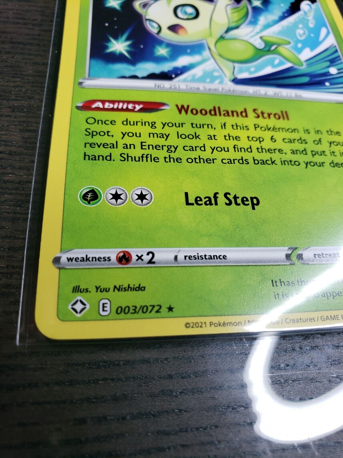 Celebi Shining Fates 3/72 Pokemon TCG Regular Rare Card NM/M 2021