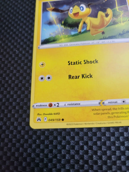 Pokémon TCG Crown Zenith Helioptile 49/159 Regular Common Card NM 2023