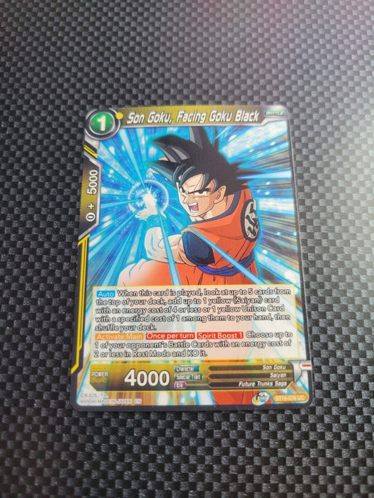 DBS Son Goku, Facing Goku Black BT16-076 UC Regular Card NM 