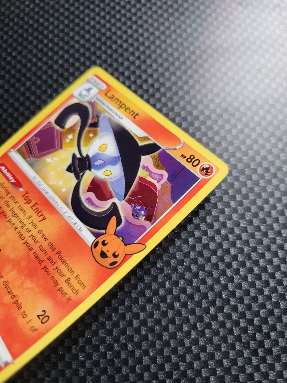 Pokémon TCG Lampent Promo (Trick or Trade Halloween) 032/192 Regular Uncommon NM