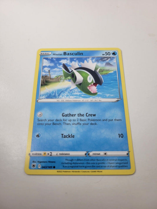 Pokémon TCG Hisuian Basculin Sword & Shield - Astral Radiance 043/189 Reverse H…