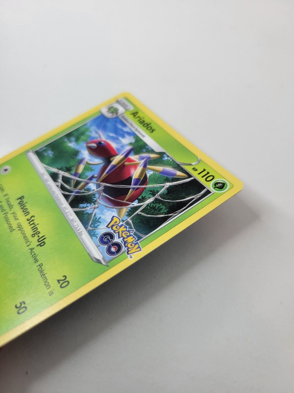 Pokémon TCG Ariados Pokémon GO 007/78 Regular Uncommon Card NM 2022