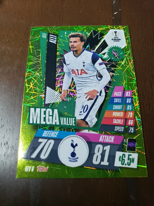 #MV6 DELE ALLI 2020-21 Topps Match Attax Extra Mega Value Tottenham Hotspur