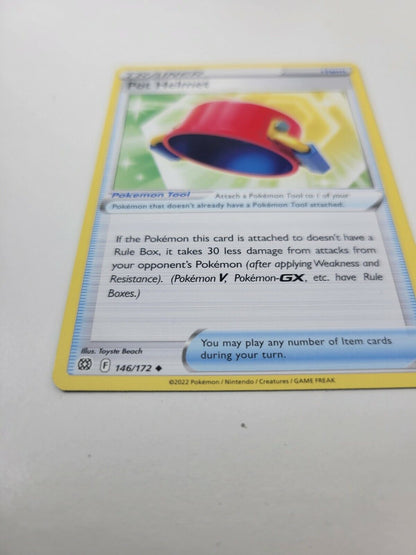 Pokémon TCG Brilliant Stars Trainer Item pot helmet 146/172 Regular Uncommon NM