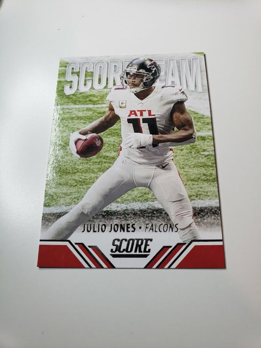 2021 Panini score football Card Julio Jones Atlanta Falcons NFL Score Team
