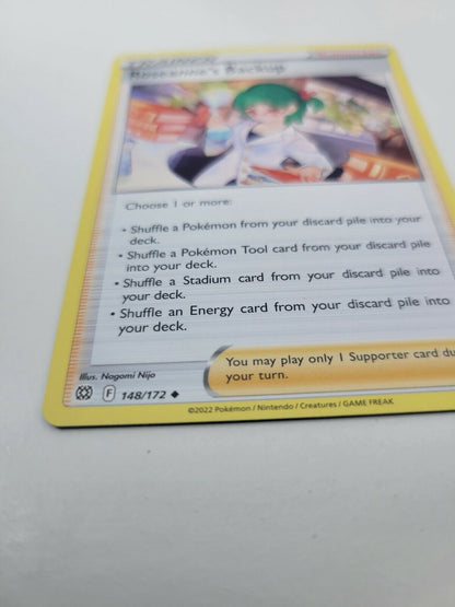 Pokémon TCG Brilliant Stars Trainer Roseanne's Backup 148/172 Regular Uncommon 