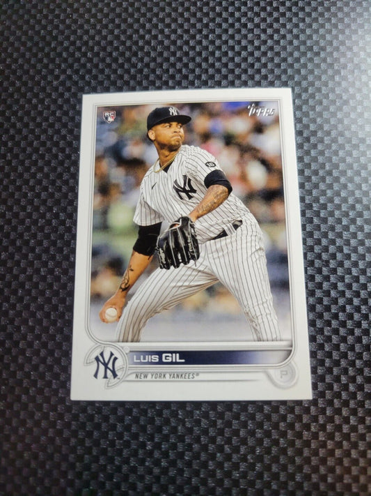 2022 Topps Series 1 Rookie Card #131 Luis Gil New York Yankees Base RC NM