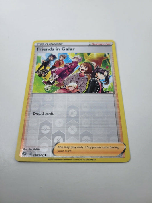 Pokémon TCG Brilliant Stars Trainer Friends in Galar 140/172 Reverse Holo NM
