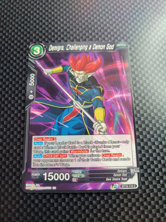DBS Realm Of The Gods Demigra, Challenging A Demon God BT16-110 C Regular NM