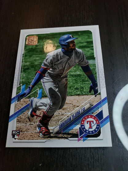 Anderson Tejada RC Rookie 2021 Topps Series 1 #144 Texas Rangers