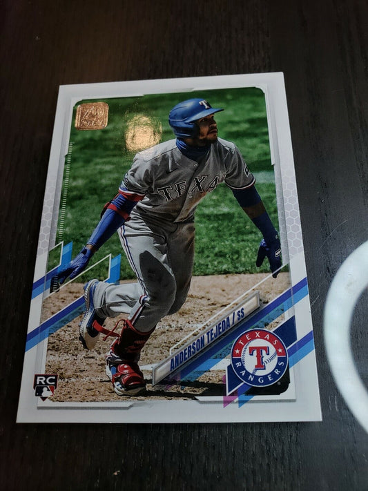 Anderson Tejada RC Rookie 2021 Topps Series 1 #144 Texas Rangers