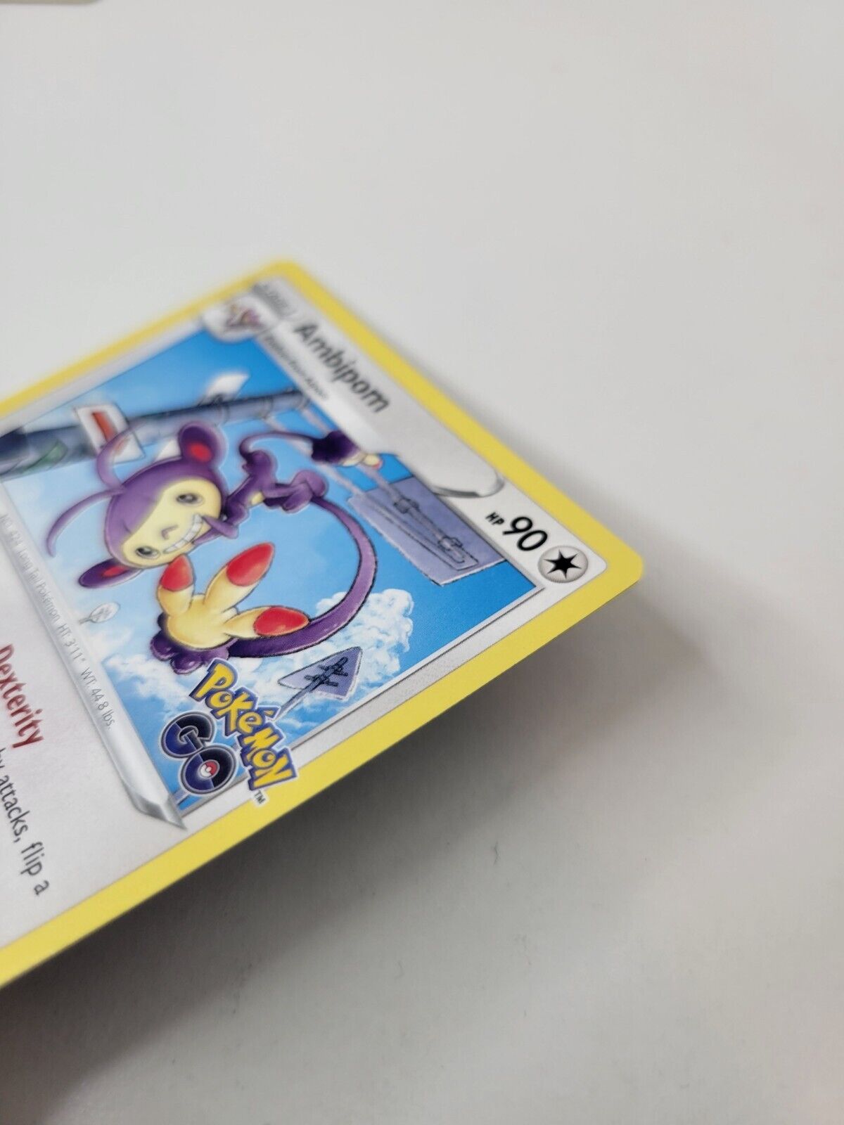 Pokémon TCG Ambipom Pokemon GO 057/078 Regular Common Card NM 2022