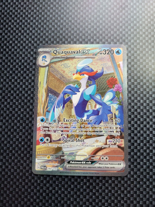 Pokémon TCG Paldea Evolved Quaquaval ex 260/193 Full Art Special Illustration NM