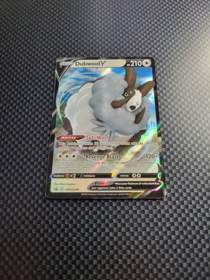 Dubwool V SWSH049 Full Art Ultra Rare Promo Pokemon Card NM