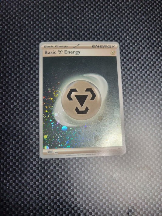 Metal Basic Energy 008 SVE 151 Cosmos Holo Pokémon TCG 2023 NM