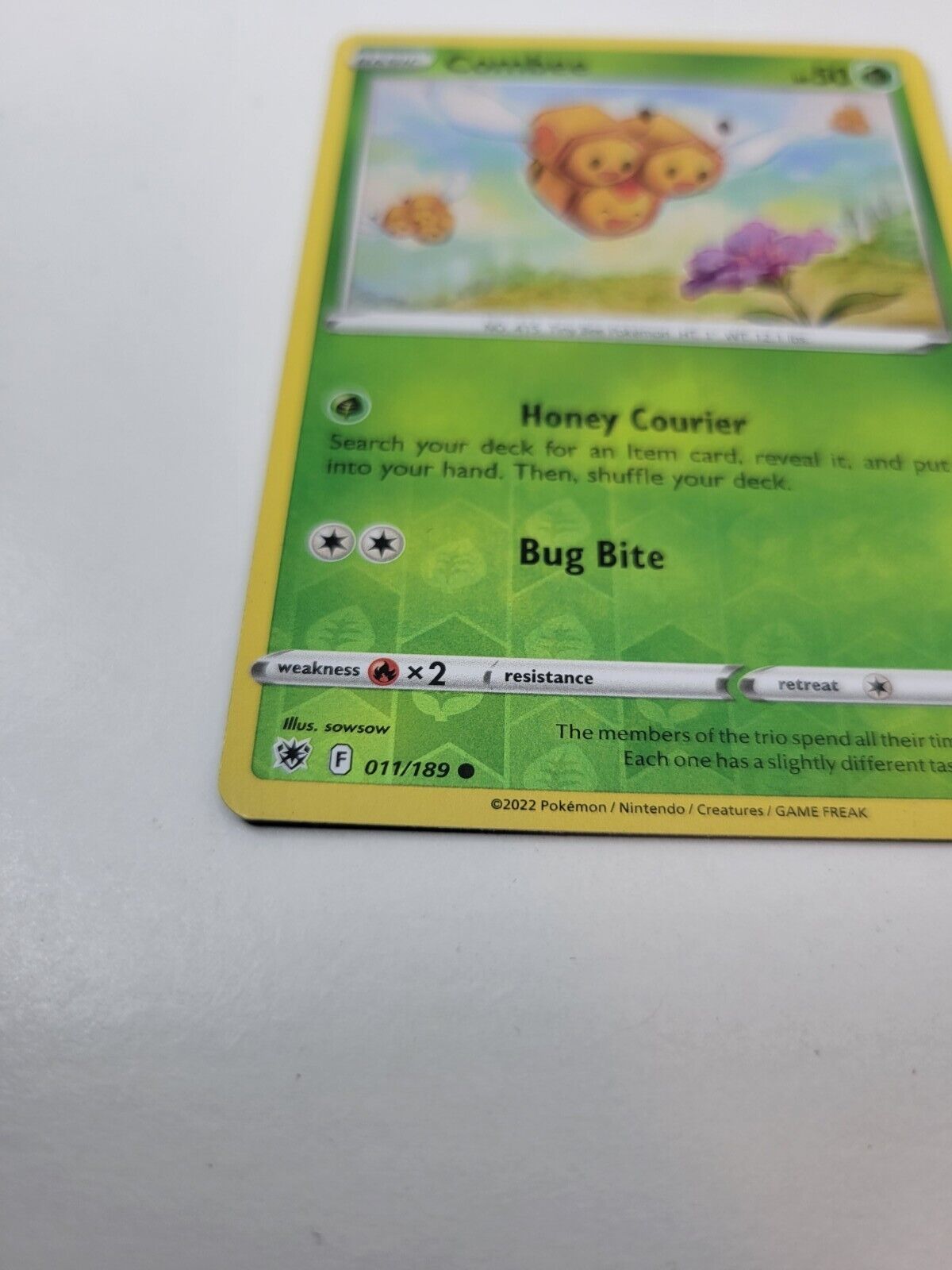 Pokémon TCG Astral Radiance Combee 011/189 Reverse Holo Common Card NM 2022