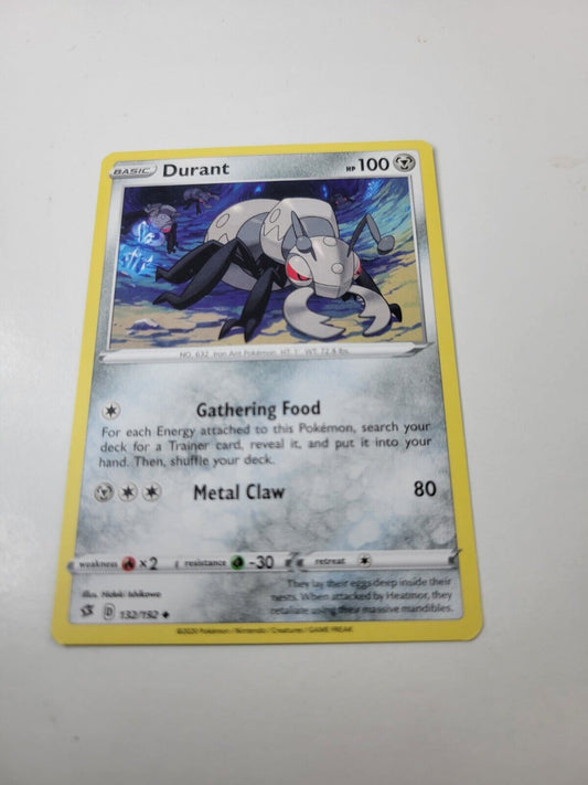 Pokémon TCG Durant Rebel Clash 132/192 Regular Uncommon Card NM 2020
