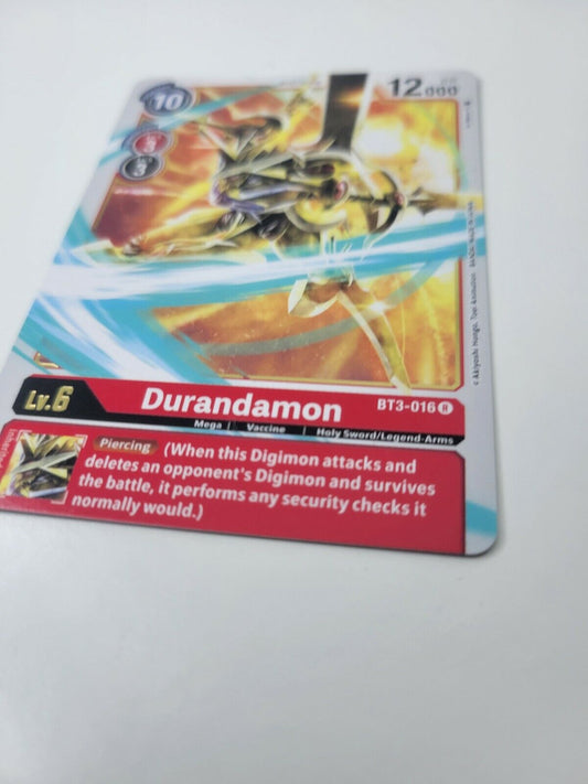 Durandamon BT3-016R Digimon CCG special Booster NM card 2021