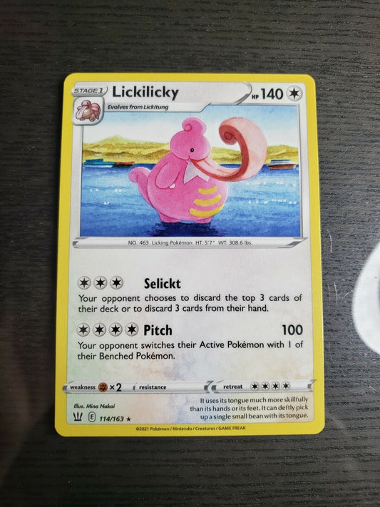 Pokémon Sword & Shield Battle Styles Lickilicky 114/163 Pack Fresh
