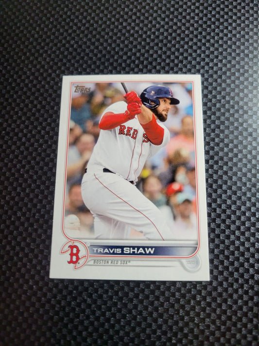 2022 Topps Series 1 Baseball Base card Travis Shaw #88 Boston Red Sox NM