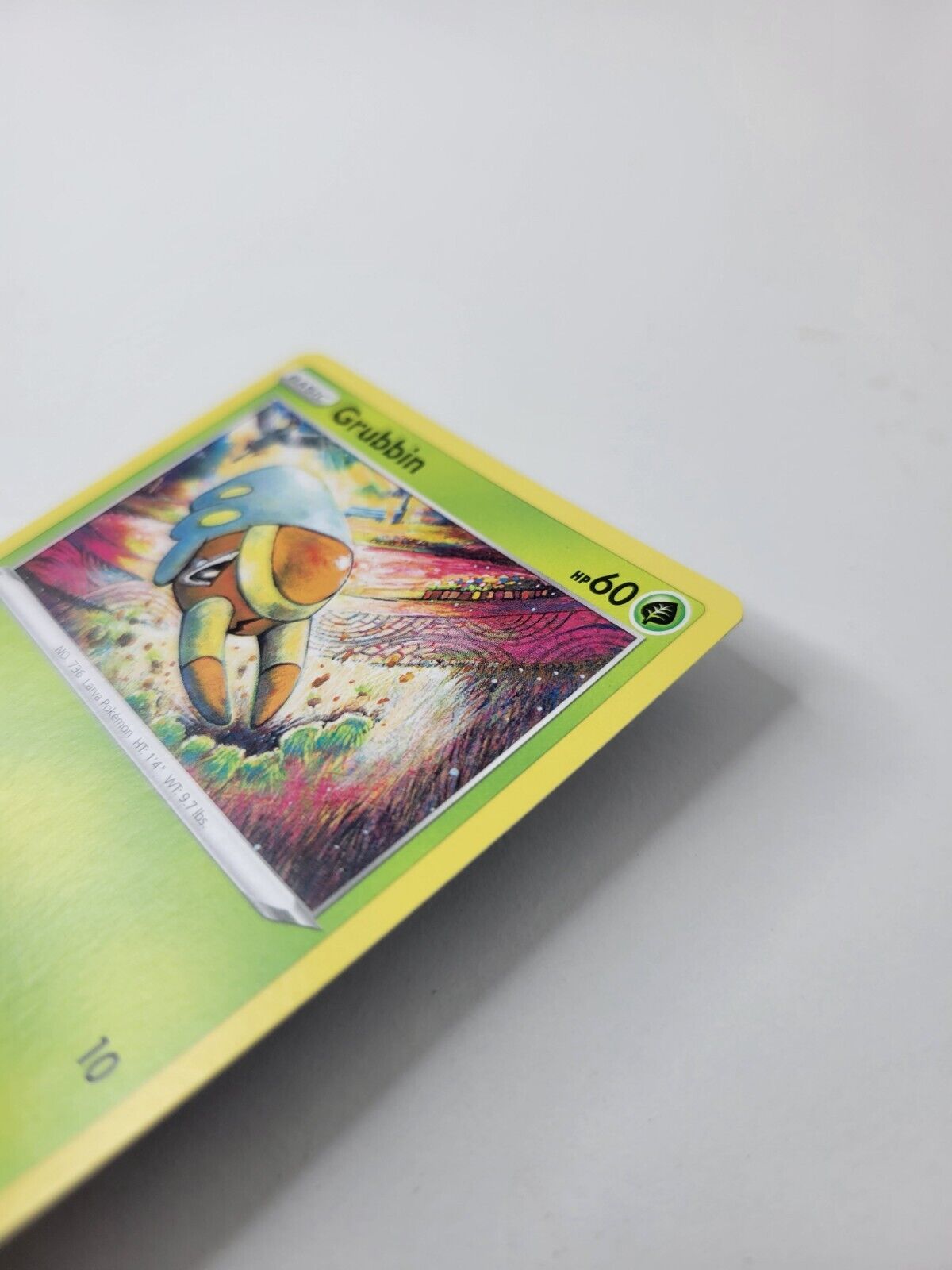 Pokémon TCG Grubbin Rebel Clash 016/192 Regular Common Card NM 2020
