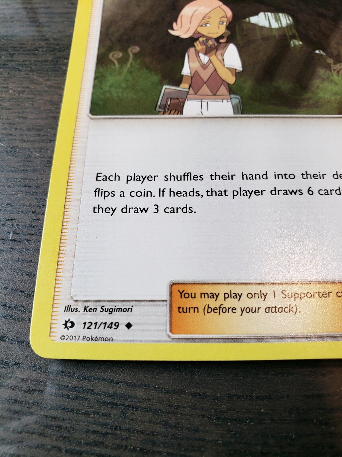 Pokémon TCG Trainer Supporter Llima Uncommon Sun And Moon Base Set 121/149 2017 
