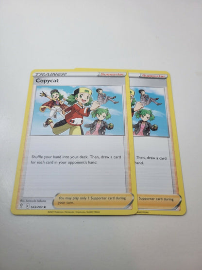 Pokémon TCG Copycat Evolving Skies 143/203 Regular Uncommon Card NM 2021