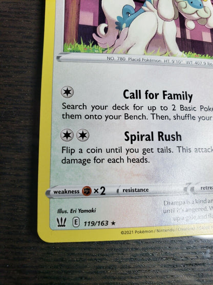 Drampa  119/163 Sword & Shield: Battle Styles ((Rare))  Mint Pokemon
