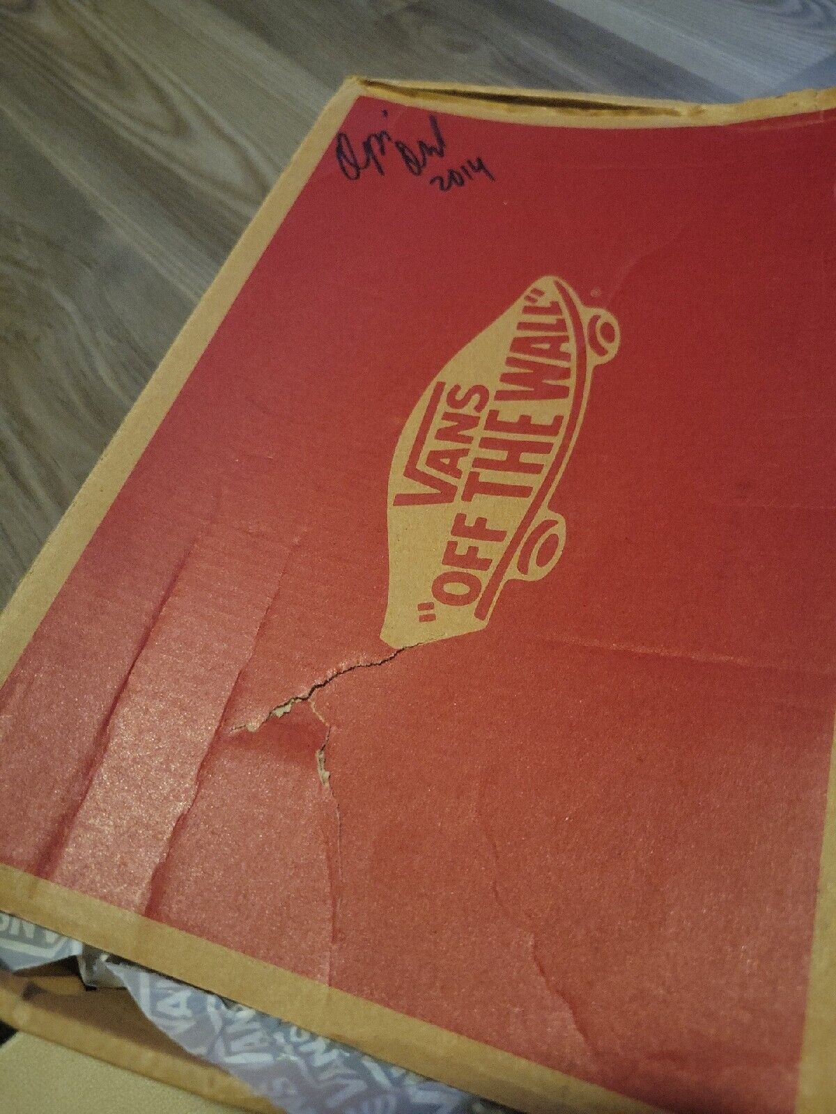 Vans X Sublime Sk8-hi Sz 9.5 Signed Opie Ortiz DS [Damaged BOX]