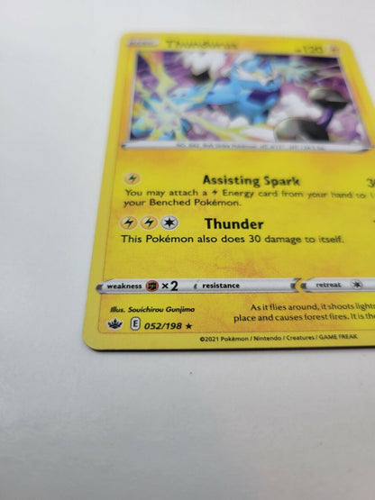 Pokémon TCG Thundurus Chilling Reign 052/198 Holo Rare Card NM 2021