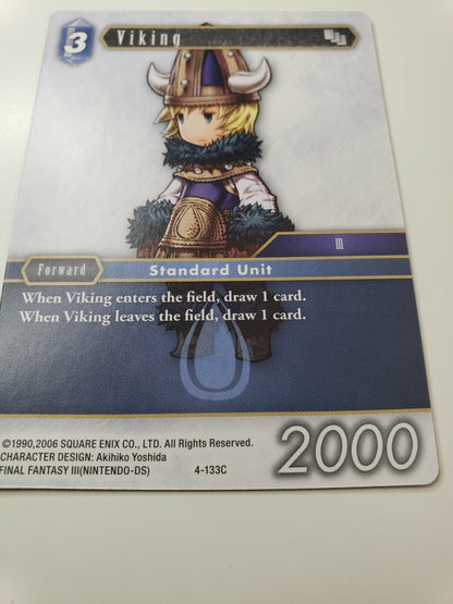 Final Fantasy TCG Opus IV Viking 4-133C Common Card NM water Forward 2017 