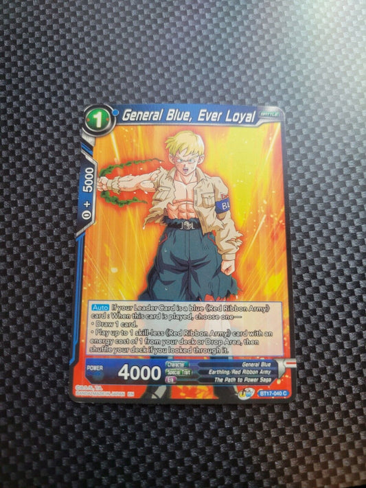 DBS General Blue, Ever Loyal BT17-040 C Regular Common Card Ultimate Squad NM
