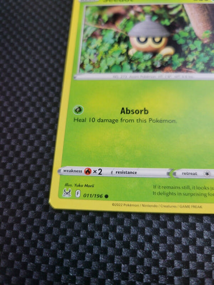Pokémon TCG Seedot Lost Origin 011/196 Regular Common Card NM 2022