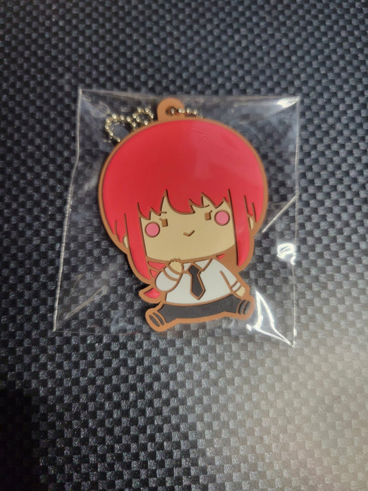 Chainsaw Man Makima Chubby Chubby Rubber Keychain Trading Strap TOMY