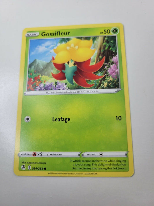 Pokémon TCG Gossifleur Fusion Strike 024/264 Regular Common Card NM 2021