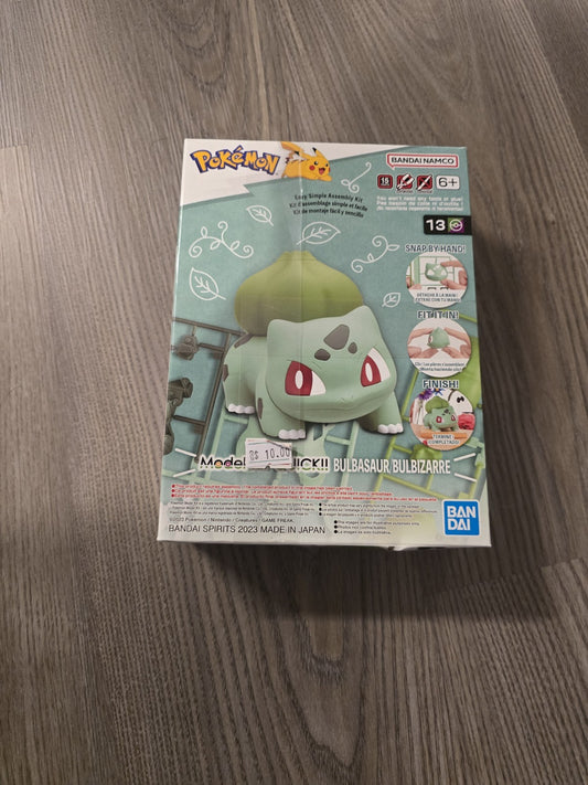 Brand  New Bandai Namco Bulbasaur Plastic Figure Model Kit - Pokemon