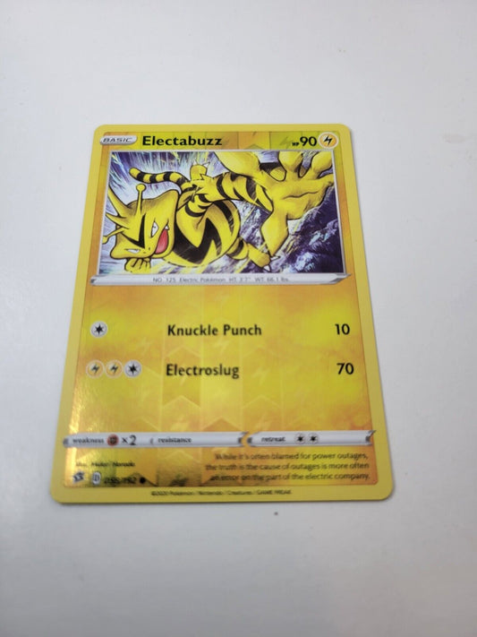 Pokémon TCG Electabuzz Rebel Clash 058/192 Reverse Holo Common Card NM 2020