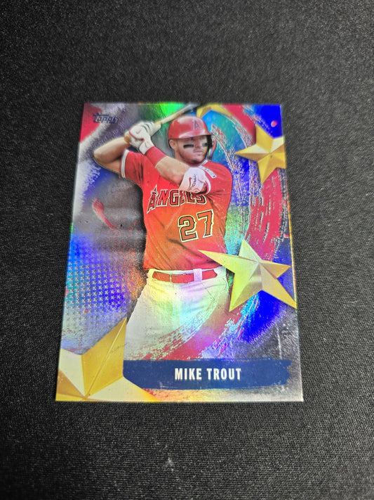 2025 Topps Series 1 Mike Trout Stars Of The MLB SMLB-8 Angels NM